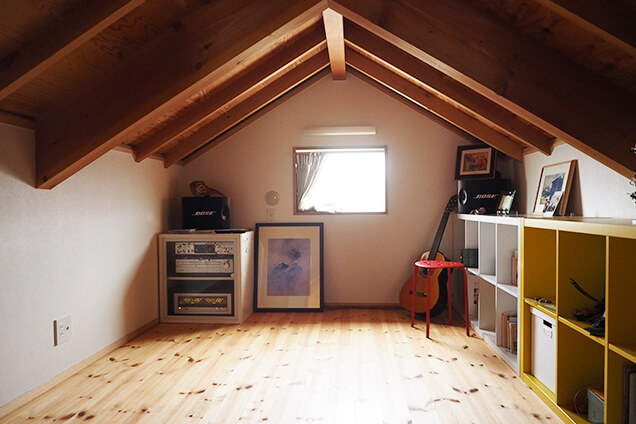 お父さんの隠れ家 ロフトに工夫 スタッフブログ 創るのは大切な家時間 和工務店 一級建築士事務所